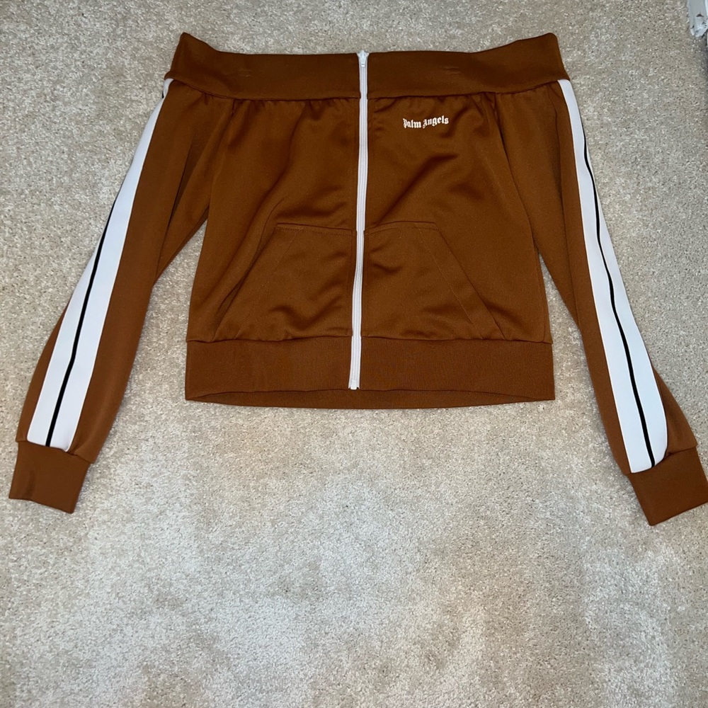 Palm Angels Off The Shoulder Track Jacket